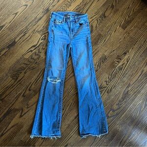 Y2K American Eagle flare jeans